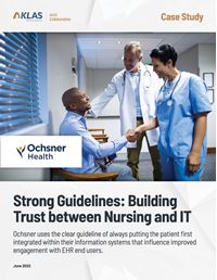 Strong Guidelines: Building Trust between Nursing and IT Strong Guidelines: Building Trust between Nursing and IT