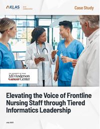 Elevating the Voice of Frontline Nursing Staff through Tiered Informatics Leadership Elevating the Voice of Frontline Nursing Staff through Tiered Informatics Leadership