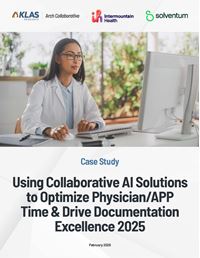 Using Collaborative AI Solutions to Optimize Physician/APP Time & Drive Documentation Excellence Using Collaborative AI Solutions to Optimize Physician/APP Time & Drive Documentation Excellence