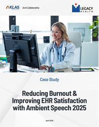 Reducing Burnout & Improving EHR Satisfaction with Ambient Speech 2025 Reducing Burnout & Improving EHR Satisfaction with Ambient Speech 2025