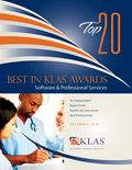 2010 Best in KLAS Awards - Software and Professional Services